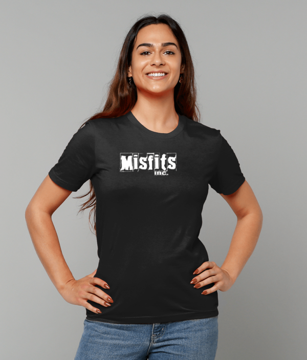 Black T-shirt, Organic Cotton T-shirts, Quality Tees, Misfits inc Tshirt, White Logo Tshirts - Its A T-Shirt That Will Change Your Life By One More Tshirt