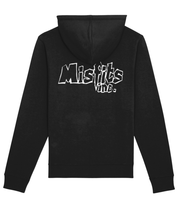 Black Hoodies Misfits White Skull Hoodie Graphic Mens Womens Grunge Aesthetic Clothing UK Hooded Punk Wicked Attitude